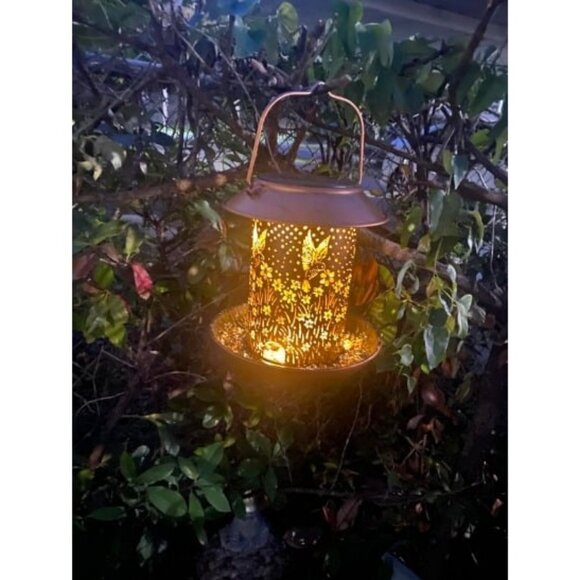 Bird Feeders for Outdoors Hummingbird Solar Lanterns Outdoor Waterproof Hanging - Picture 1 of 2